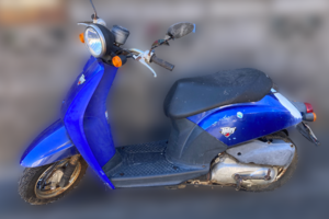 回収実績：神奈川県のお客様より原付バイクを無料回収させていただきました