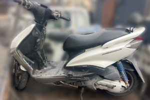回収実績：東京都のお客様より原付バイクを無料回収させていただきました