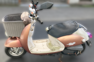 回収実績：千葉県のお客様より原付バイクを無料回収させていただきました