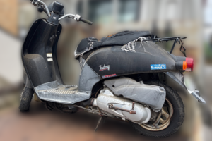 回収実績：神奈川県のお客様より原付バイクを無料回収させていただきました