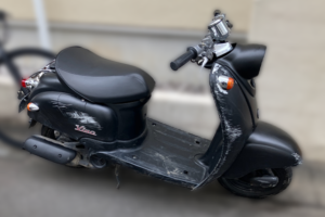 回収実績：埼玉県のお客様より原付バイクを無料回収させていただきました