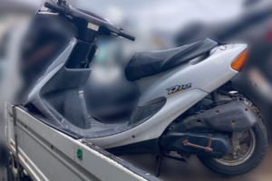回収実績：神奈川県のお客様より原付バイクを無料回収させていただきました